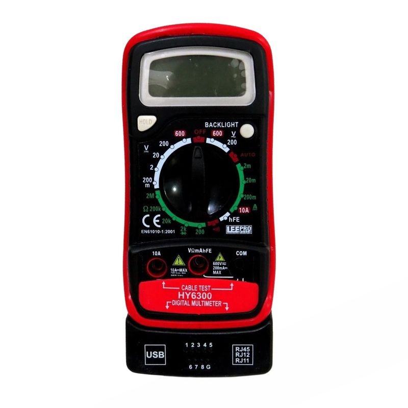 Multimetro-Digital-com-Teste-de-Rede-USB-HY6300-Ref-615945-LEE-TOOLS