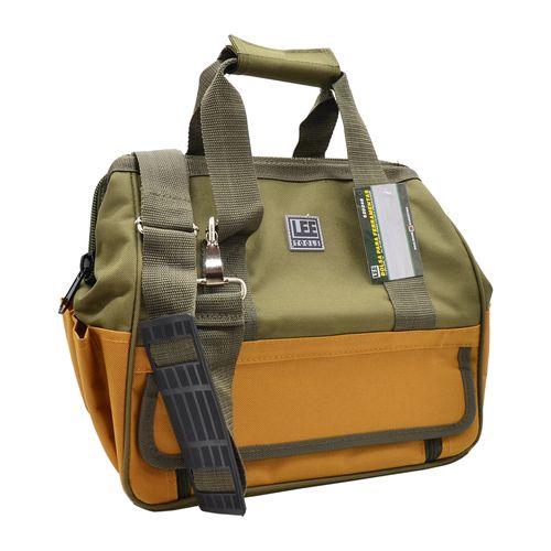 Bolsa para Ferramentas com 13 Bolsos Fundo Falso e Organizador Plástico Ref 620246 Lee Tools