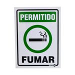 Placa-de-Sinalizacao-PERMITIDO-FUMAR-PS103-ENCARTALE-