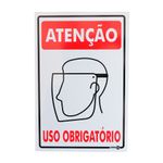 Placa-de-Sinalizacao-ATENCAO-USO-OBRIGATORIO-PROTETOR-FACIAL-PS221-ENCARTALE-