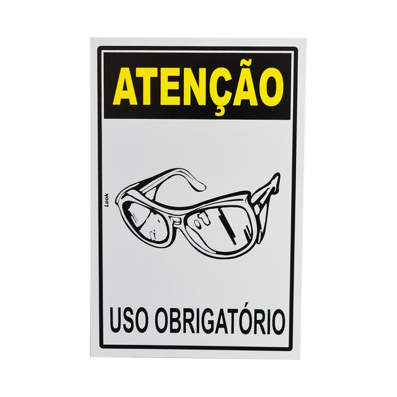 Placa-de-Sinalizacao-ATENCAO-USO-OBRIGATORIO-OCULOS-DE-PROTECAO-20703-TRY-