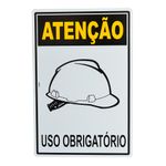 Placa-de-Sinalizacao-ATENCAO-USO-OBRIGATORIO-DE-CAPACETE-20704-TRY