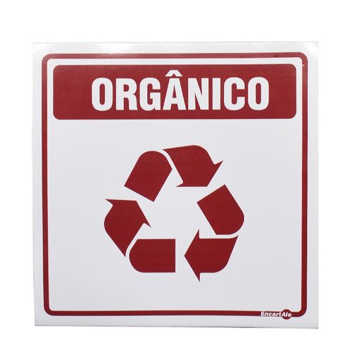Placa de Sinalização ORGÂNICO Ref AV22 ENCARTALE