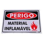 Placa-de-Sinalizacao-PERIGO-MATERIAL-INFLAMAVEL-Ref-156-ENCARTALE