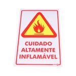 Placa-de-Sinalizacao-ALTAMENTE-INFLAMAVEL-Ref-PS17-ENCARTALE