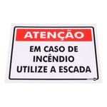 Placa-de-Sinalizacao-ATENCAO-EM-CASO-DE-INCENDIO-UTILIZE-A-ESCADA-Ref-PS-227-ENCARTALE-