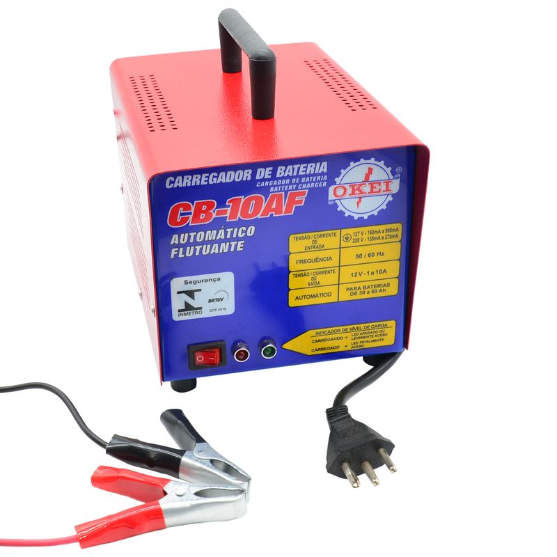 Carregador-de-Bateria-10a-12v-Flutuante-Cb-10-12af-Okei