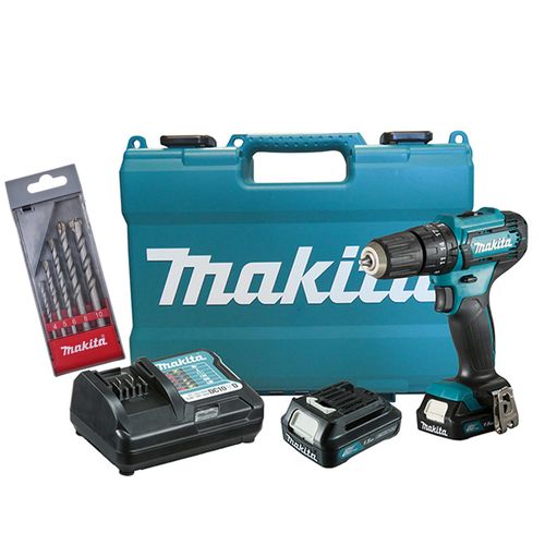 Parafusadeira e Furadeira de Impacto á Bateria 12V Ref HP333DWYE-P MAKITA