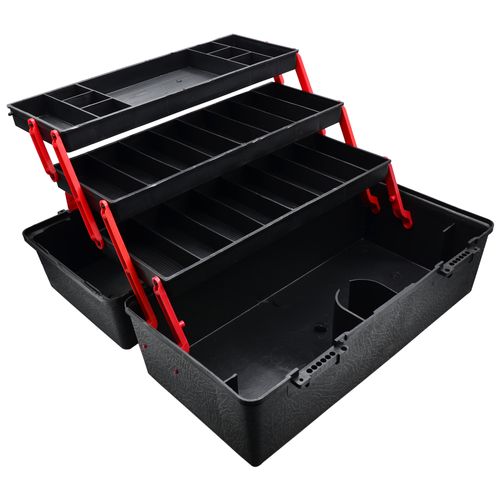 Caixa Plástica para ferramentas 3 bandejas 420X220MM CP11 MARCON
