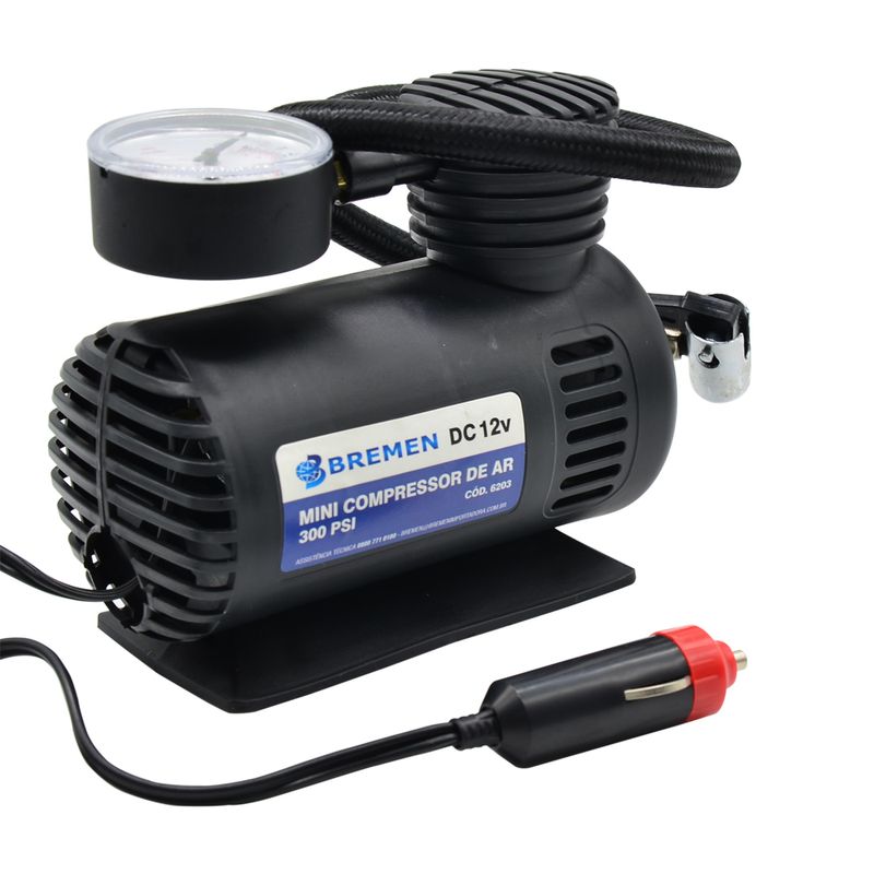 Mini-Compressor-de-Ar-12v-300PSI-Ref-6203-BREMEN