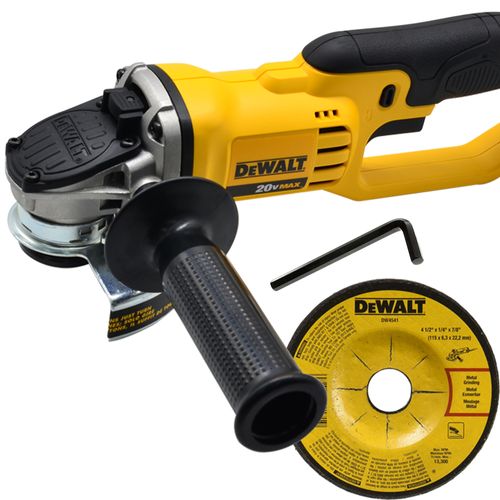 Esmerilhadeira Angular 4.1/2pol / 5pol 20V Ref DCG412B DEWALT