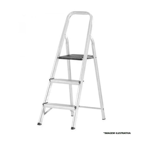 Escada Domestica com 3 degraus Ref E1203 ALUSTEP