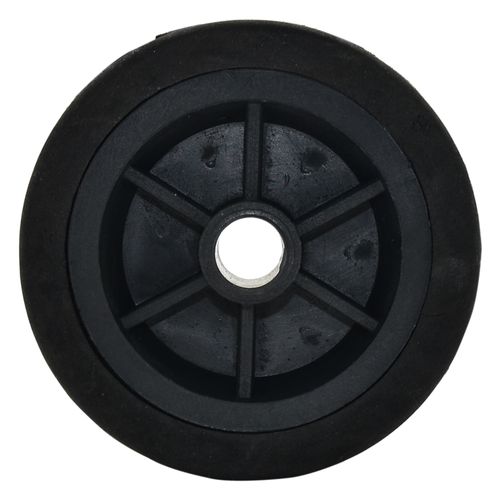 Roda em Polipropileno 4pol x 9/16pol Eixo 14,8mm Preta Ref 13 GSCAR