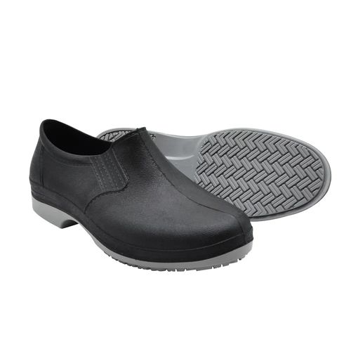 Sapato Polimérico preto solado bidensidade preto 43 COB201 CARTOM