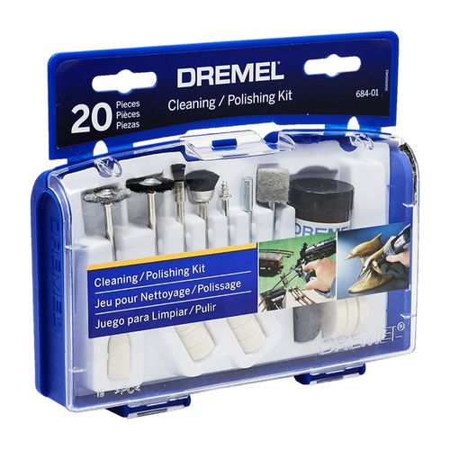 Kit de acessórios para limpar e polir com 20 peças 684 DREMEL
