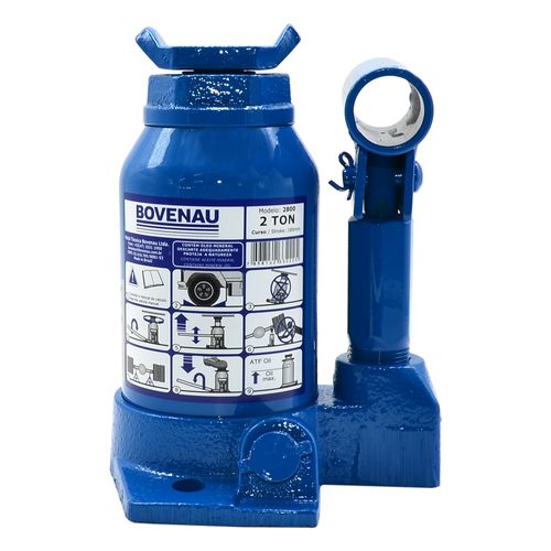 Macaco Hidráulico Garrafa 2Ton ORIGINAL TROLLER 2 Estágios EF-2T 2800RP BOVENAU