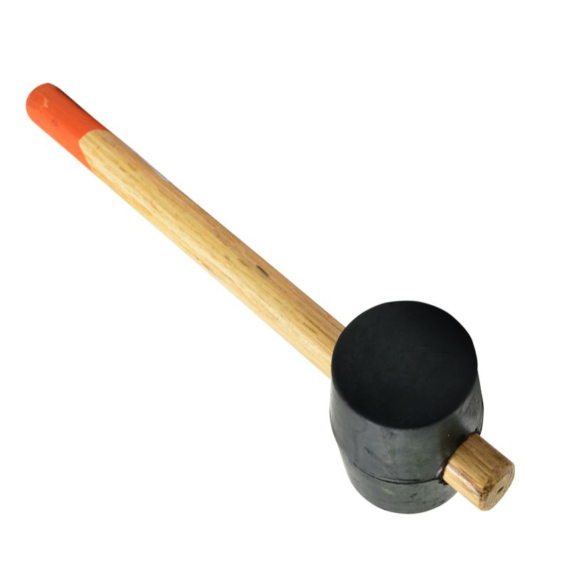Martelo-de-borracha-preta-680g-Cabo-de-madeira-SPARTA-