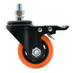 Rodizio-Giratorio-Laranja-com-freio-para-50Kg-COLSON