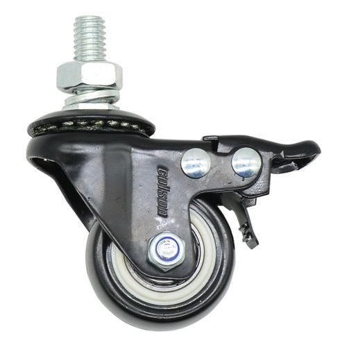 Rodízio Giratório Preto com Freio para 30Kg COLSON
