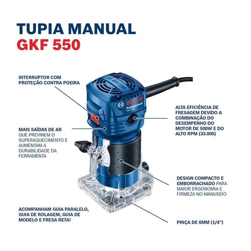 Tupia-Eletrica-220v-550W-GKF550-BOSCH