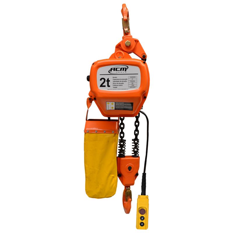 Talha-Eletrica-2Ton-X-6Mts-fixa-por-gancho-220V-CH2000-6-ACM-TOOLS
