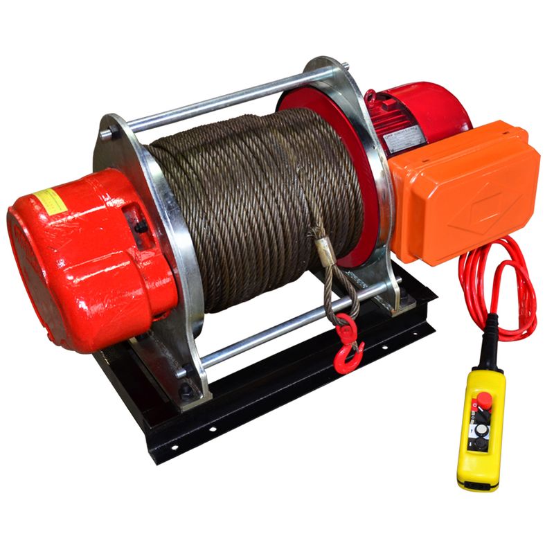 Guincho-Eletrico-1Ton-com-100Mts-fixo-220V-380V-Trif-GE1000-Acm-Tools