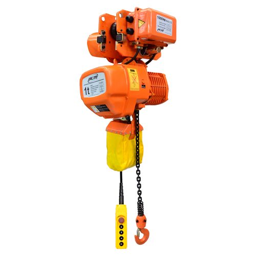 Talha Elétrica 1 Ton x 6Mts com troley 220v CHT1000/6 Acm Tools