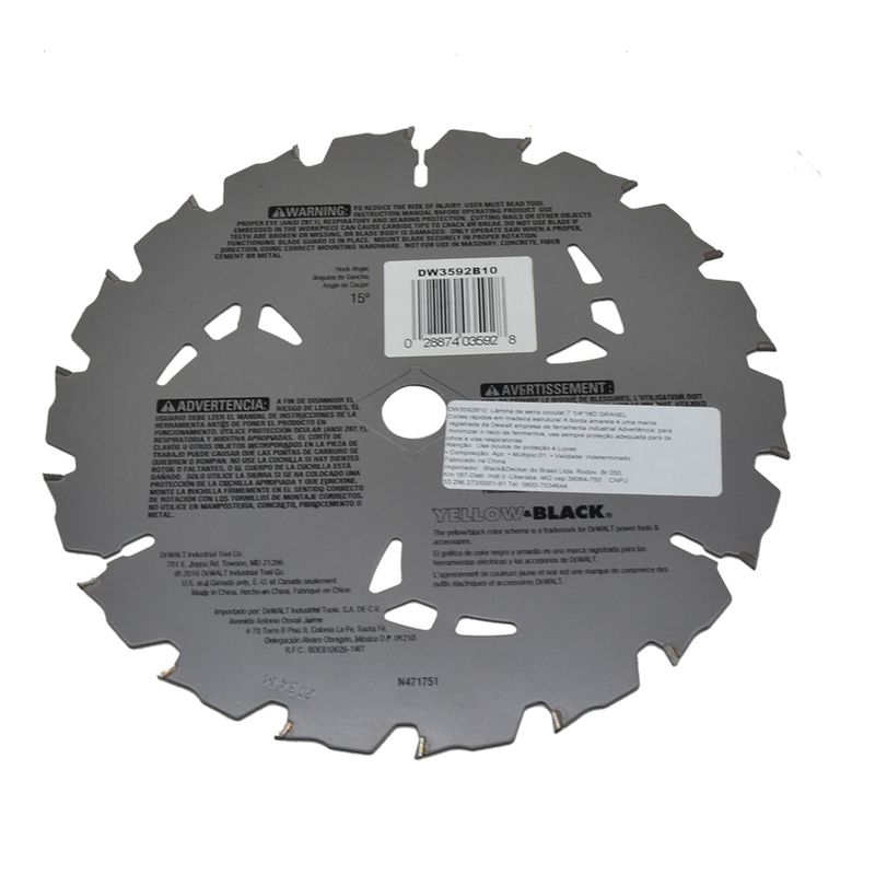 Lamina-serra-circular-7.1-4pol-18-dentes-DW3592-DEWALT