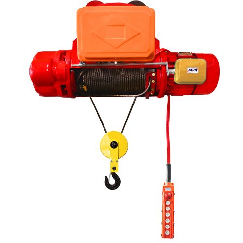 Talha Elétrica 3Ton x 18Mts com cabo de aço Troley Elétrico 220V TECA3000/18 ACM TOOLS