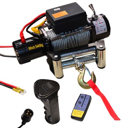 Guincho Elétrico 12V 5440Kg - 12000Lbs com Cabo de Aço GE5443 ACM TOOLS