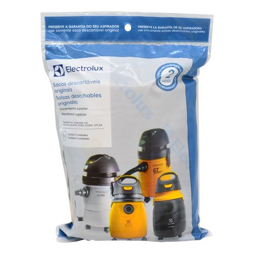 Kit savo descartável para Aspirador de Pó com 3 unidades CSE20 ELECTROLUX