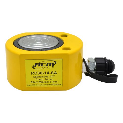 Cilindro Hidráulico 30 Ton Simples Ação RC30-14-SA ACM TOOLS