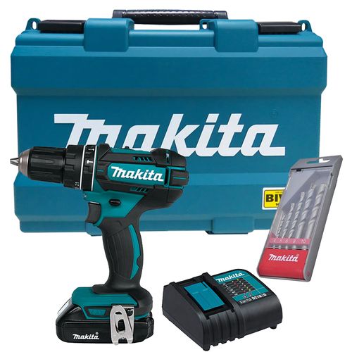 Parafusadeira e Furadeira a Bateria 18V Bivolt DHP482SY-P MAKITA