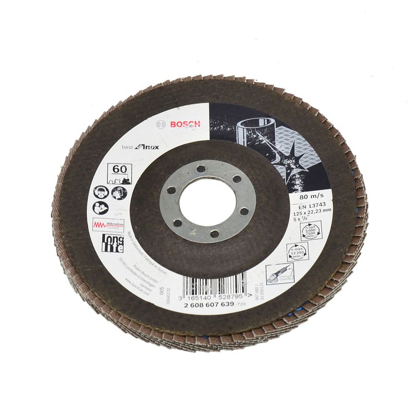 Disco-Flap-Curvo-Best-for-Inox-125mm-GR60-BOSCH