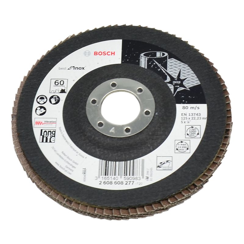 Disco-Flap-Reto-Best-for-Inox-125mm-GR60-BOSCH-