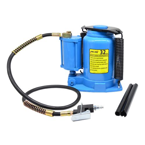 Macaco Hidráulico Garrafa 32TON Hidropneumático MHP32 ACM TOOLS