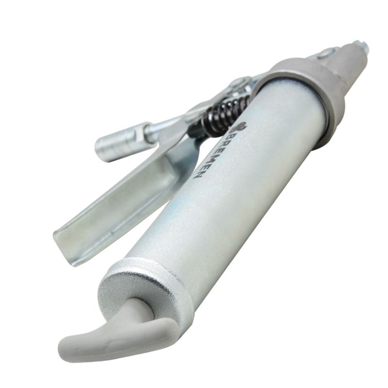 <p>Marca--BREMEN-<p>Modelo--9761-<p>Capacidade--85g-<p>Pressao-de-Saida--3-500PSI-<p>Vazao--04g--acionamento-<p>Material--Aco.
