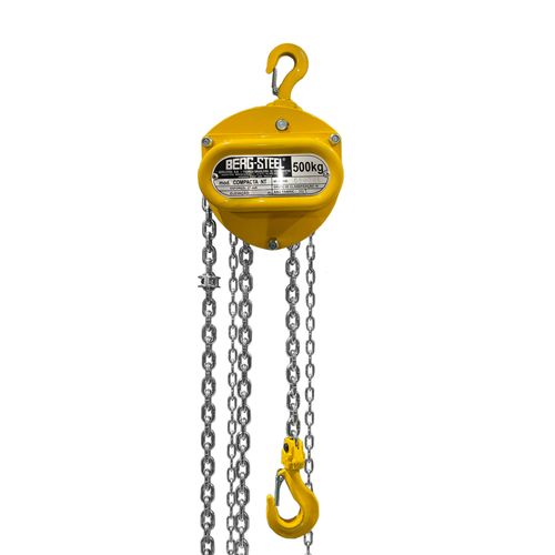 Talha Manual  500Kg x 5Mts Compacta 525-NT BERG STEEL