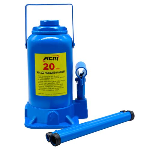 Macaco Hidráulico Garrafa 20Ton MHG020 ACM TOOLS
