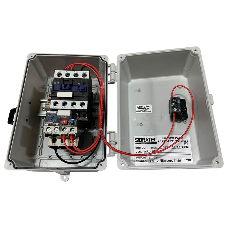 Chave-de-partida-direta-2CV-MONOFASICA-220V-SIBRATEC-