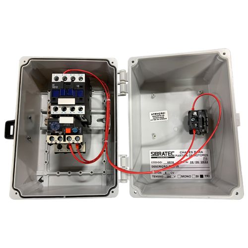 Chave de partida direta 5CV TRIFÁSICA 380V SIBRATEC