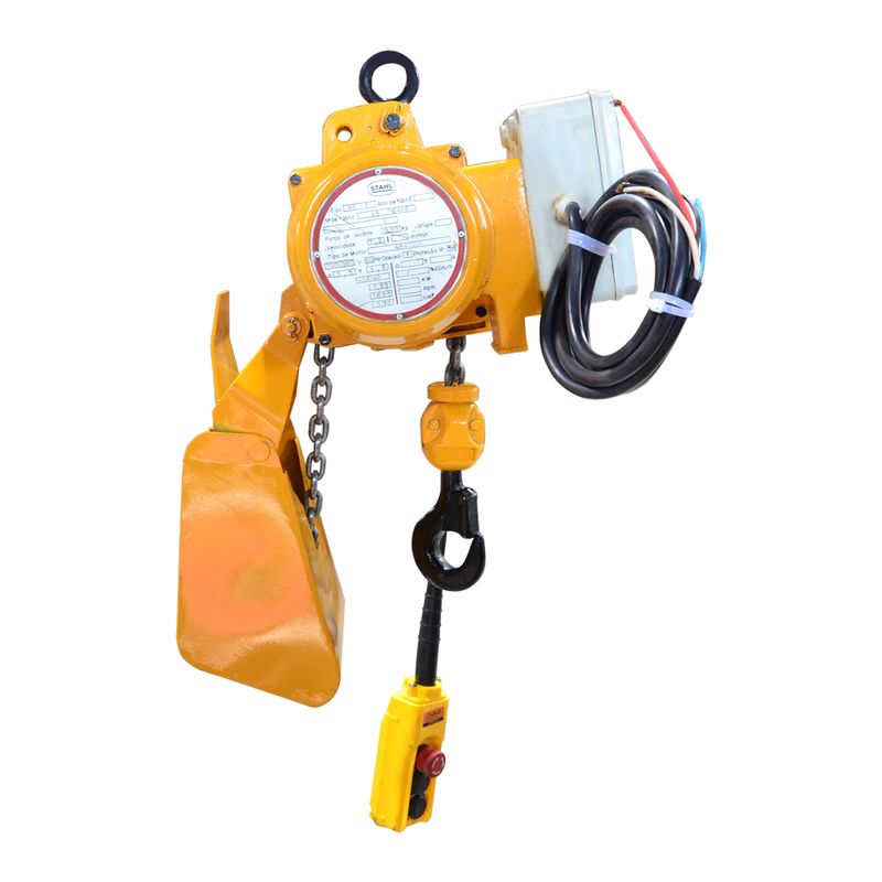 Talha-Eletrica-300Kg-X-3m-Corrente-Stahl-RECONDICIONADO