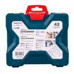 Jogo-de-Pontas-e-Brocas-para-perfurar-X-LINE-43Pecas-BOSCH