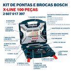 Jogo-de-pontas-e-brocas-em-TITANIO-X-LINE-com-100Pecas-BOSCH