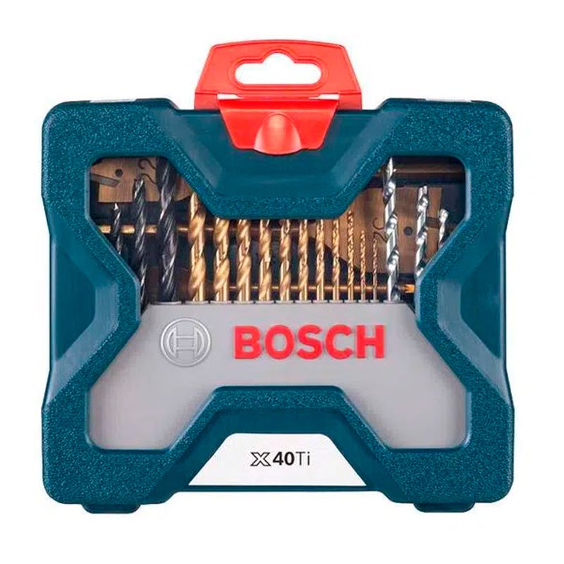Jogo-de-Pontas-e-Brocas-em-Titanio-X-LINE-Com-40Pecas-BOSCH-