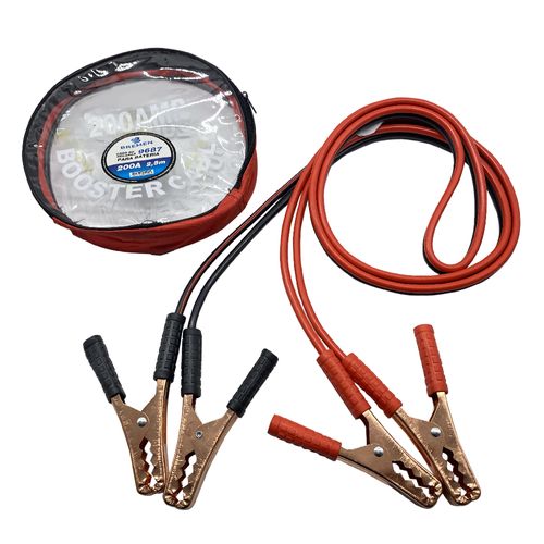 Cabo para recarga de bateria com Jacarés Encapados 2,5MTS 200A 9687 BREMEN