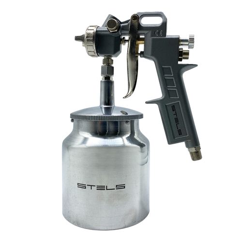 Pistola de Pintura de Baixa Pressão 1.2 a 1.8 Caneca de Alumínio STELS