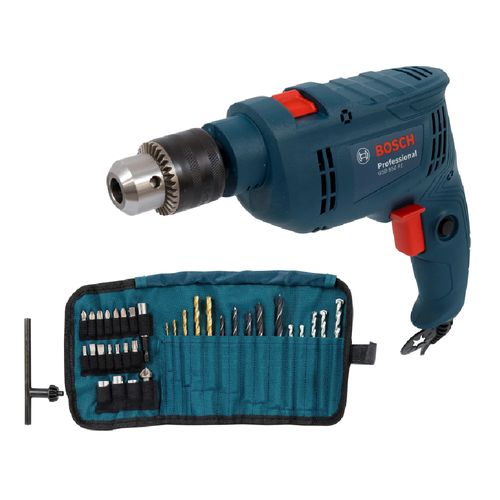 Furadeira Impacto 1/2 com 34 Acessórios 110V GSB550 BOSCH