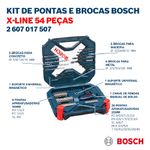 Kit-de-Pontas-e-Brocas-BOSCH-X-LINE-54-Pecas-BOSCH-