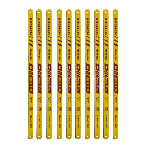 Serra Manual Bi-Metal 12Pol 24D com 10 unidades 8257 BREMEN